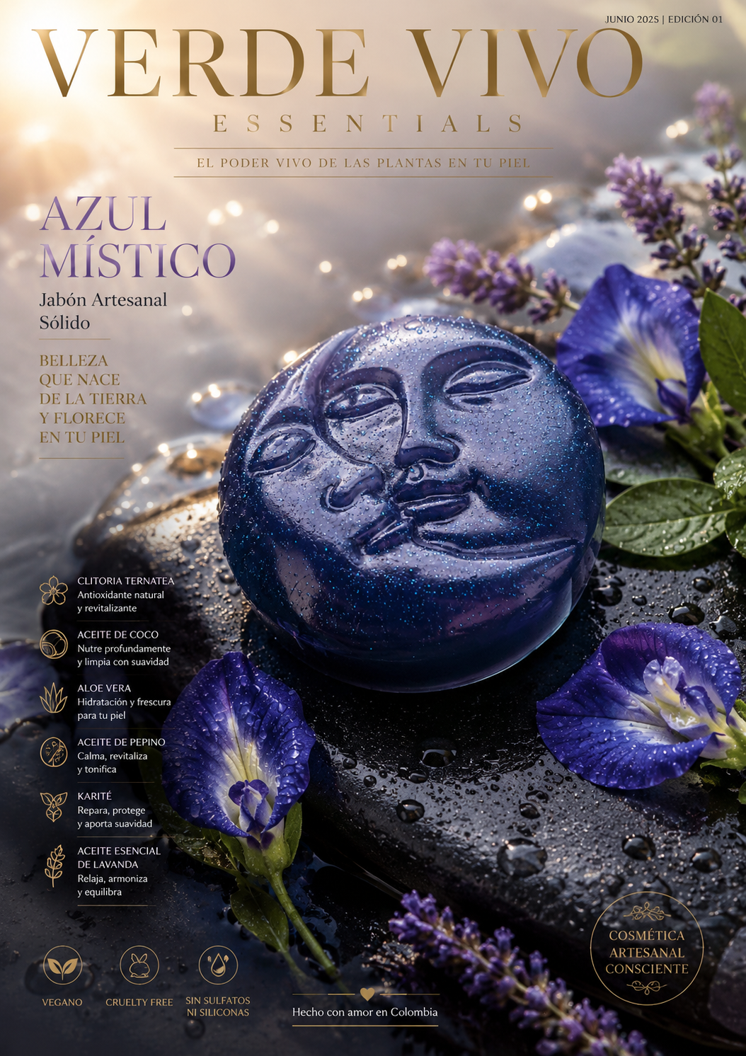 Jabón Azul Místico