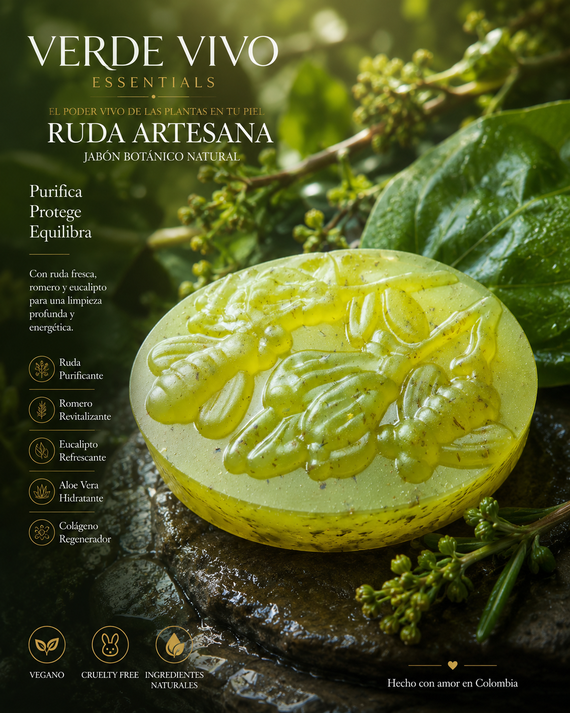 Jabón Ruda Artesana