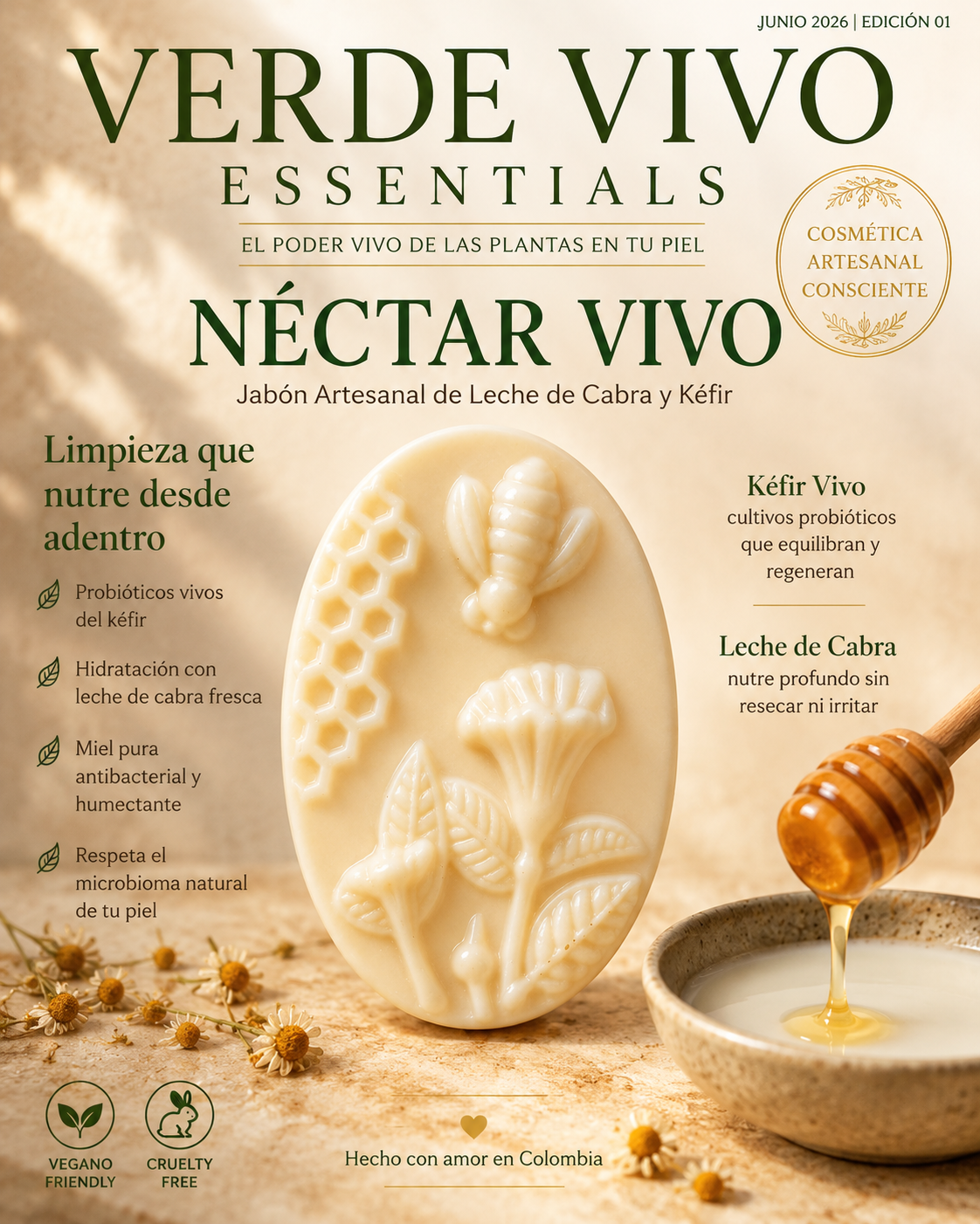 Néctar Vivo — Leche de Cabra & Kéfir